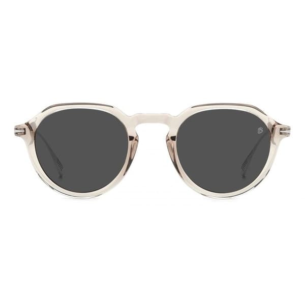 David Beckham DB 1098/S MUD (79U IR) solglasögon - Aviator - Grå - Trendig lera
