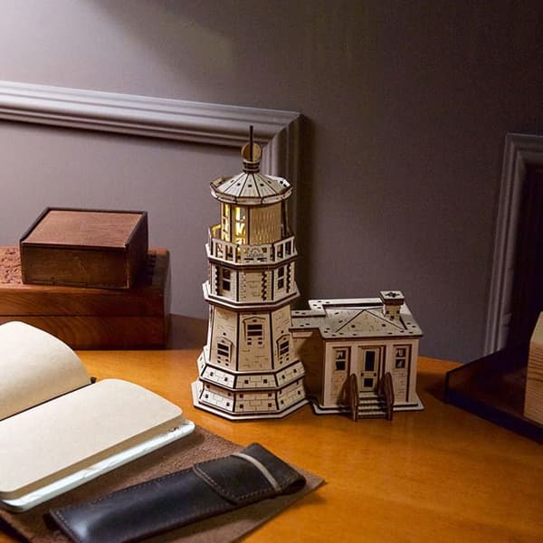 Pussel 3D - Phare Split Rock - Trä - 295 bitar - Lätt montering - För vuxna från 12 år