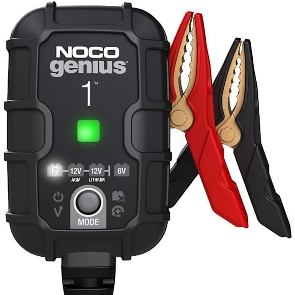 Noco - Genius Batteriladdare 1EU 1A Svart