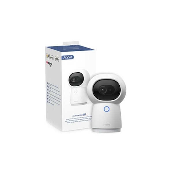 Aqara 2K Indoor Hub Camera G3, AI ansikts- och gestigenkänning, infraröd fjärrkontroll, synvinkel