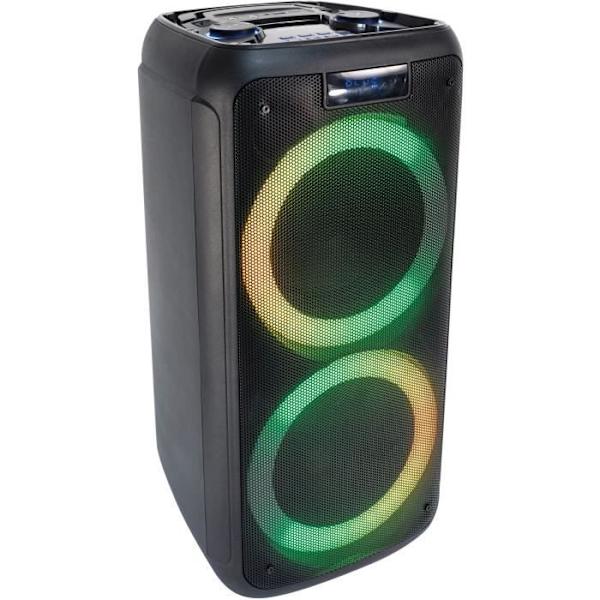 IBIZA - FREESOUND400 - 400W autonom aktiv högtalare med Bluetooth, USB, Micro-SD och fjärrkontroll