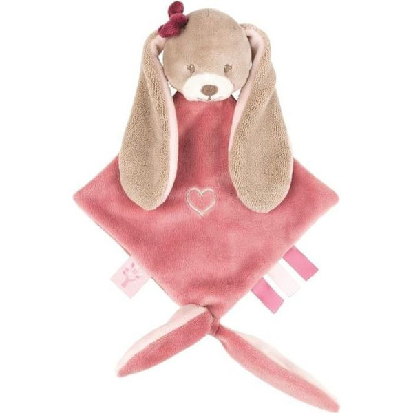 Minitäcke - NATTOU - Nina The Rabbit - Rosa - Blandat - 30*20*5 Rosa