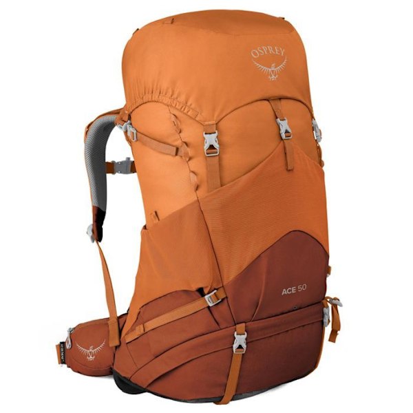 Osprey Orange Brun Ryggsäck för flickor och pojkar - Ace 50 Orange Sunset 83384 orange, brun