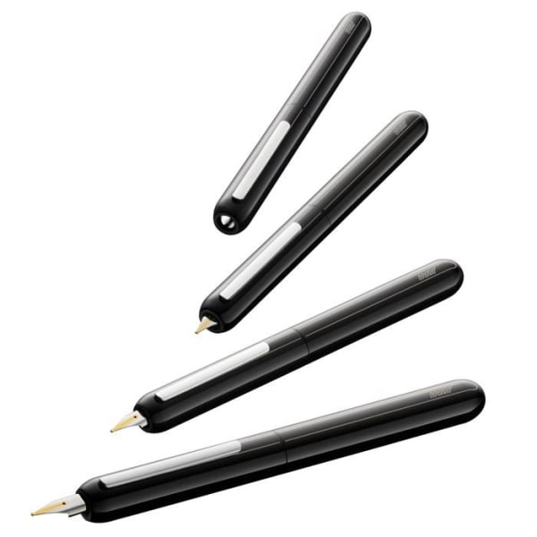 Penna - pennsats - Lamy refill - 1228082 - Dialogue 3 pianoblack PT 074 Reservoarpenna, Färg Svart () F (fin)