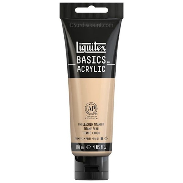 Akrylfärg - LIQUITEX - BASICS - 118ml - Titan Ecru - Tub Titane Ecru