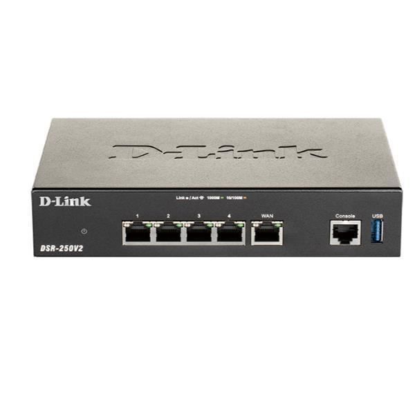 D-Link Unified Services VPN-router - Fristående switch - 3N LAN-portar