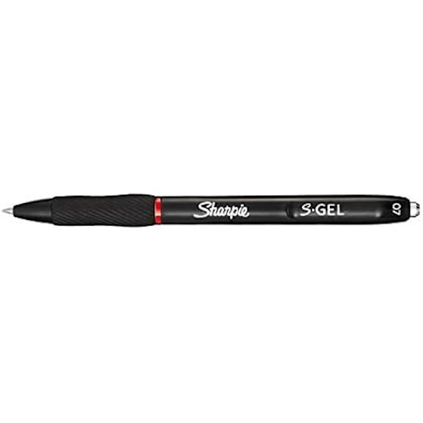 Stylo Gel - SHARPIE - S-Gel Recharge 0,7 mm - Röd Bläck - Medelspets - Återfyllbar Röd