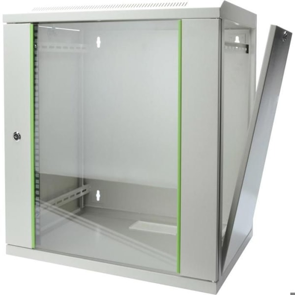Digitus DN-19 12-U Vägglåda 19 (B x H x D) 600 x 643 x 450 mm 12 UH ljusgrå (RAL 7035)