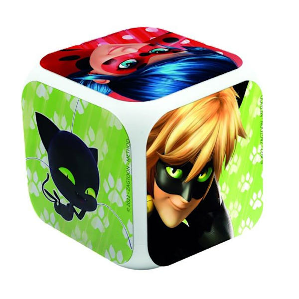 Barnväckarklocka Joy toy - 1 - Miraculous Alarm Clock Cube i presentförpackning - 8 x 8 x 8 cm, liten storlek