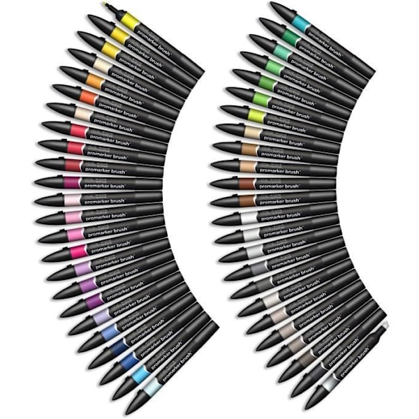 WINSOR & NEWTON Essential Collection Brushmarker - 48 delar