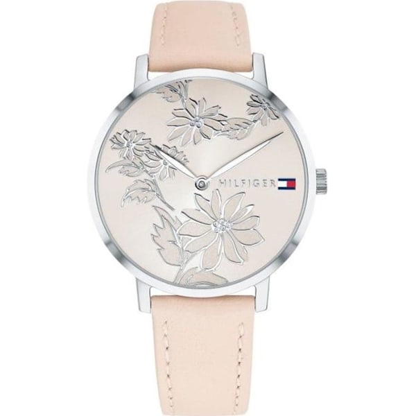 Klocka - Tommy Hilfiger - 1781919 - Rosa läder - 35 mm - Vattentät 3 bar Rosa