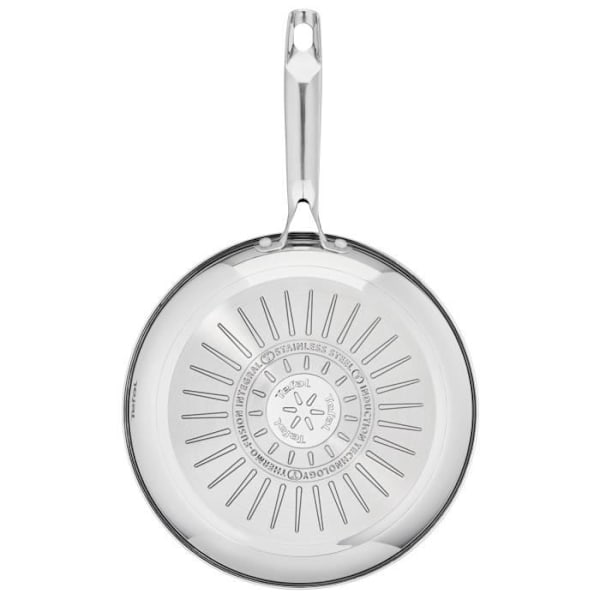 TEFAL Duetto+ Set med 2 stekpannor 24/28 cm, Induktion, Non-stick beläggning, Högkvalitativt rostfritt stål, 10 års garanti G732S255 Rostfritt stål