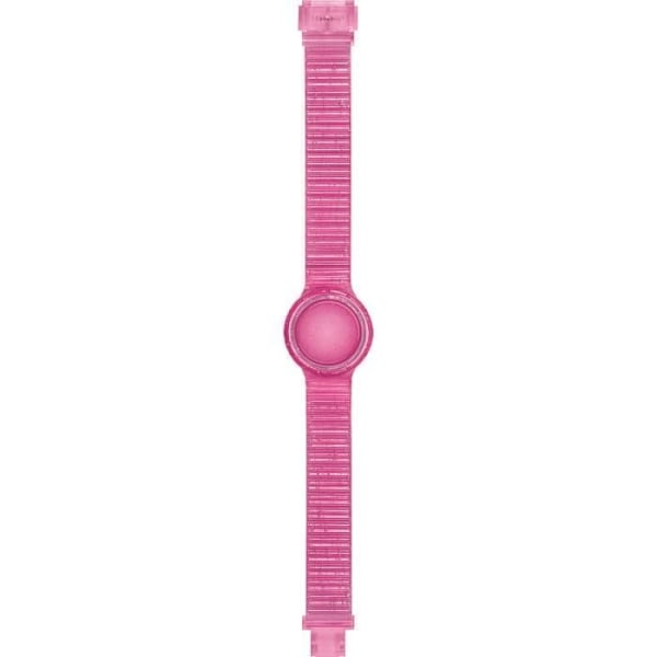 Klocka - HIP HOP - HBU1011 - Flytande silikon - Rosa - Trendig Rosa