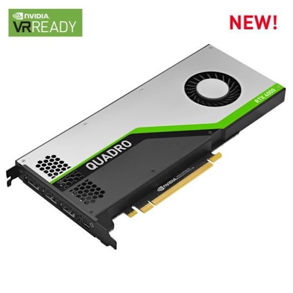 Grafikkort - PNY - Quadro RTX 4000 - 8 GB GDDR6 - DisplayPort