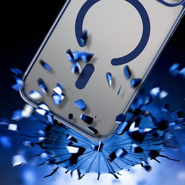 3mk Frosty MagCase för iPhone 17 Pro - Blå Blå
