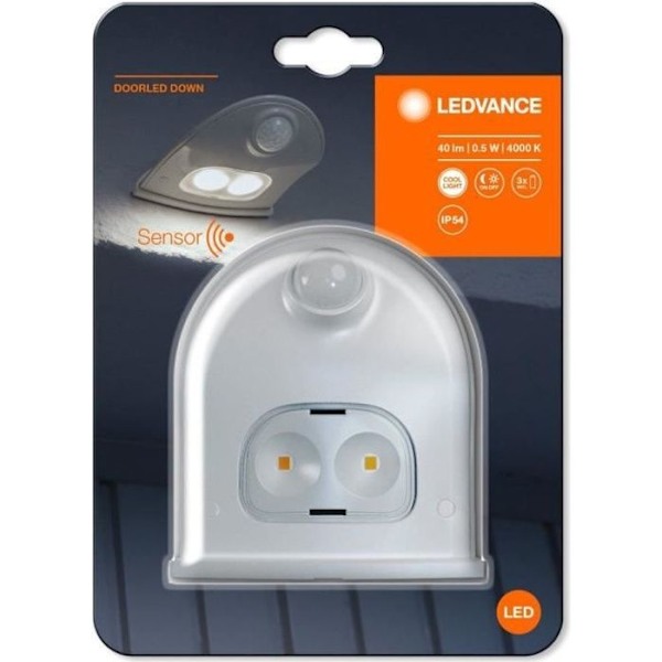 LEDVANCE Batteridriven utomhusdörr LED Down Light - Vit Vit