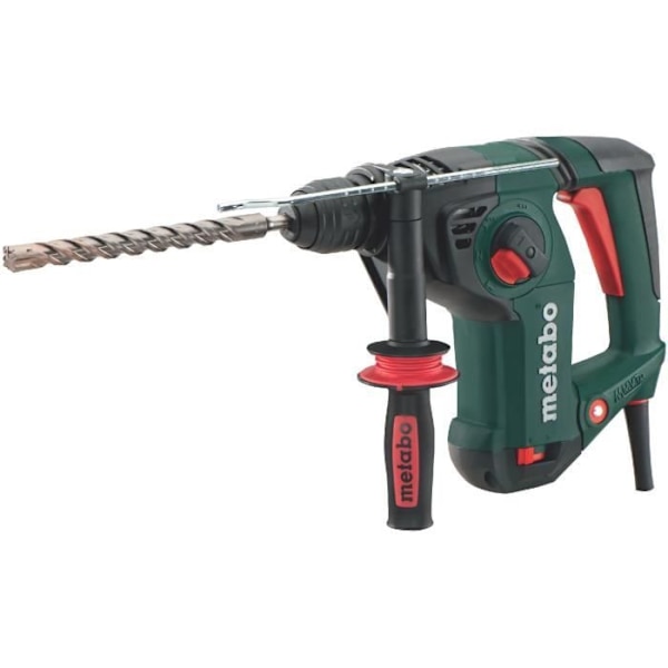 METABO KHE 3250 mejselborr - 3 joule - 800 W - SDS Plus - Box Grönt, svart och rött