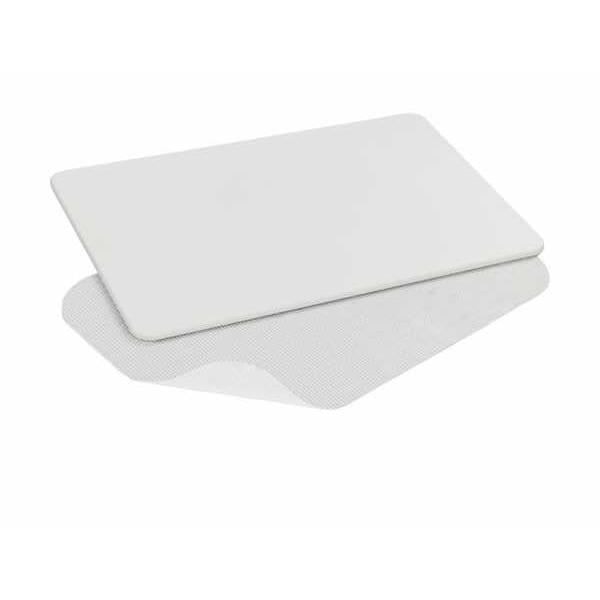 Badmatta - WENKO - Simi - Halkfri - Diatomite - 60x39 cm - Vit Vit