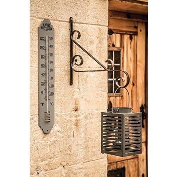 Kitchen Craft Living Nostalgia 50 cm - Metall utomhusväggtermometer - LNODTH50