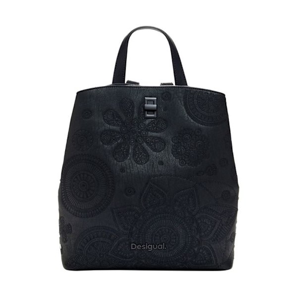 Desigual Svart fritidsryggsäck för kvinnor - Dejavu Sumy Mini Backpack 300117 svart