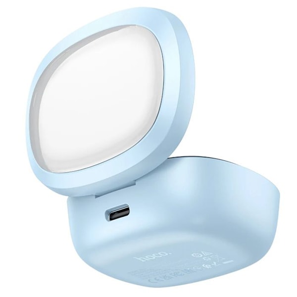 Trådlösa hörlurar - Hoco - Shadow (EQ6) - Bluetooth 5.3 - LED-display - Svettresistent Blå