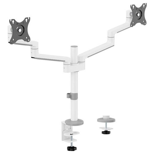 Neomounts DS60-425WH2 Bildskärmsbordsfäste 17" (17) - 27" (27) Vit Höjdjusterbar, Tilt,