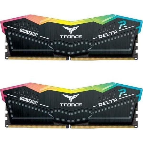 TeamGroup T-Force Delta RGB DDR5 32GB (2 x 16GB) 6400MHz (PC5-51200) CL40 för Z690 Desktop -