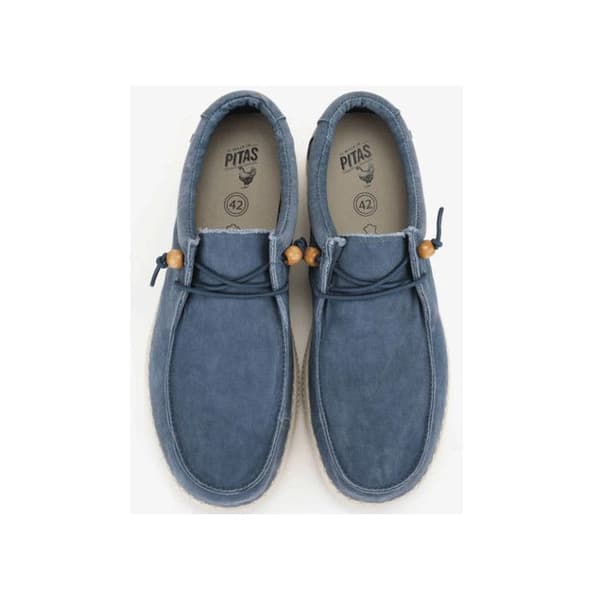 Moccasin herr pitas Pitas Blå 42