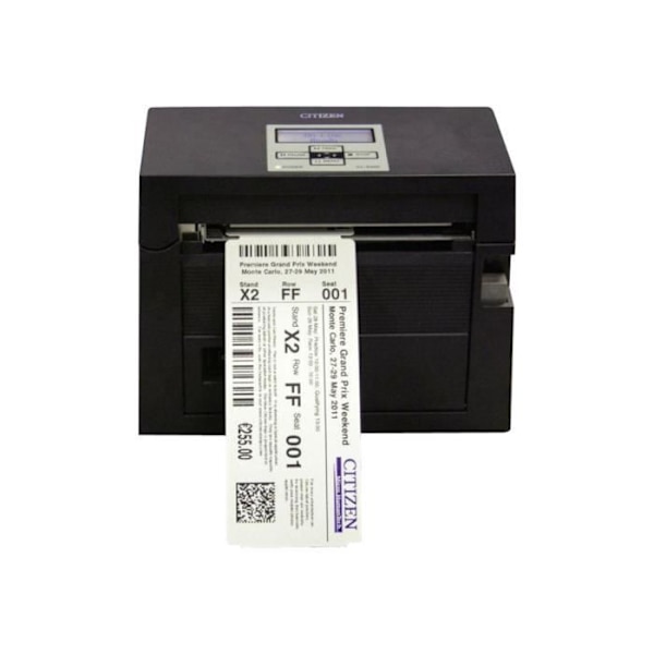 CITIZEN CL-S400DT termisk etikettskrivare - rulle (11,8 cm) - 203 dpi - USB 2.0, seriell