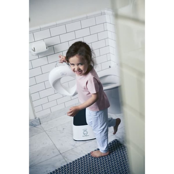 BABYBJORN Toalettsits Vit/Grå Vit grå