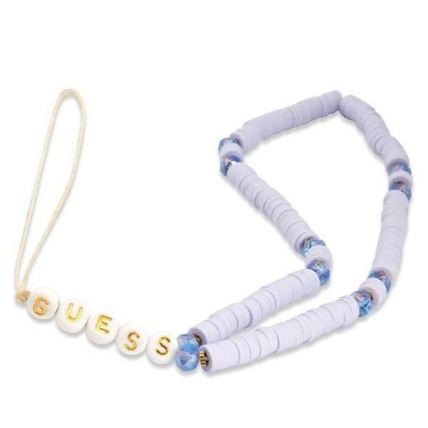 Guess Phone Strap Pearls Heishi Lilac - 3666339048334