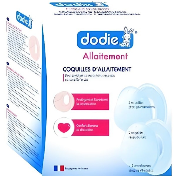 Dodie Breastfeeding Breast Shells 4 enheter Transparent