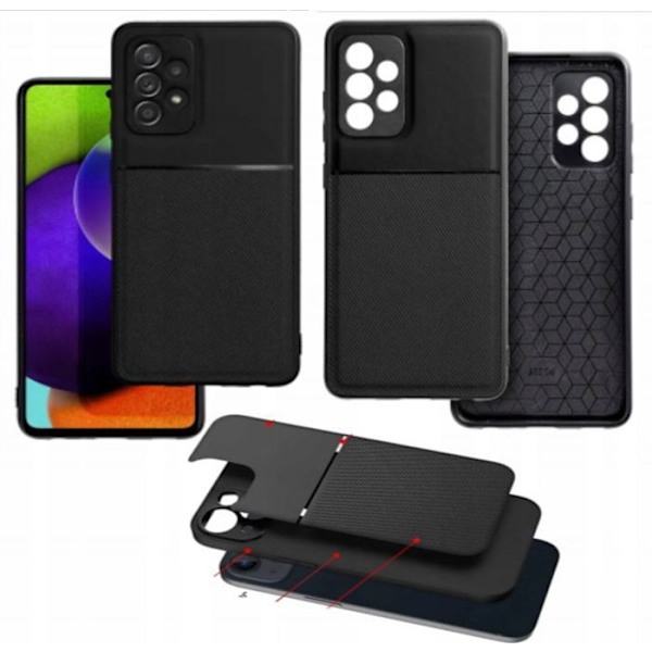Telefonanropsförstärkare - lyssningsförstärkare Forcell Coque NOBLE för XIAOMI Redmi Note 12 5G svart