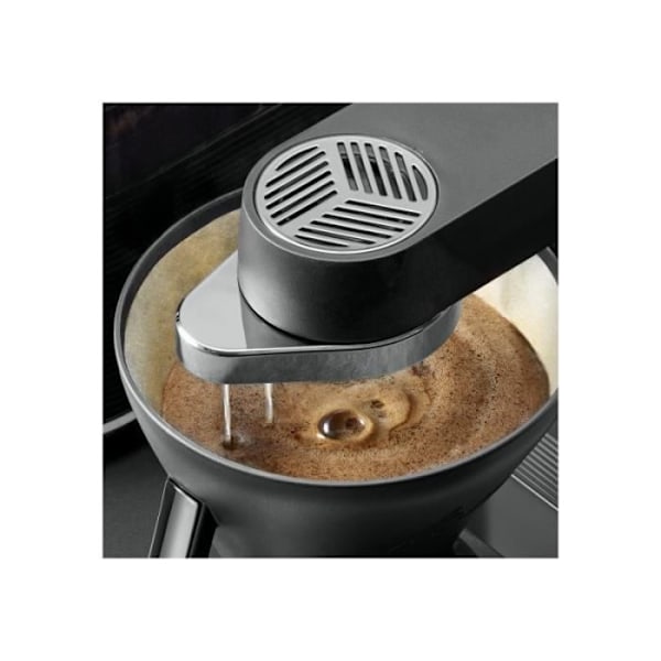 Kaffebryggare - Melitta - EPOS SVART - Silver - Slow Coffee - Programmerbar - Avtagbar tank N/A