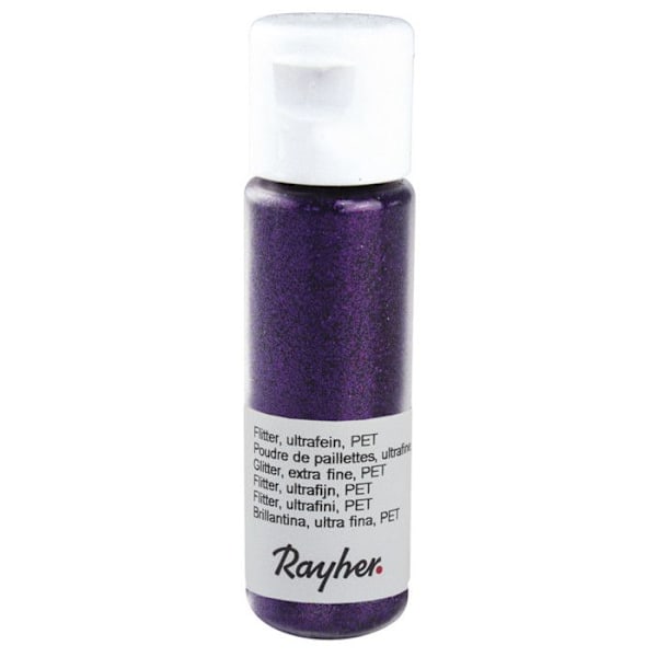 Lila sammet ultrafin glittrar 20 ml