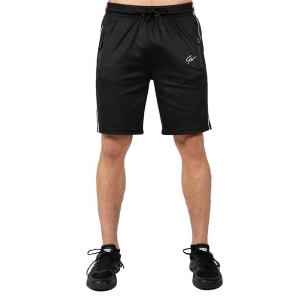 Löparshorts - Gorilla wear atletiska shorts - 9095990105 - Vändbara träningshorts för män Svart XXL