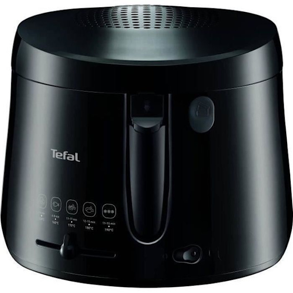 TEFAL - Fritös - 1,2 kg - 1900W - Maxi Fry - svart - FF107810 Svart