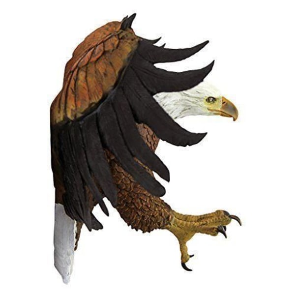 Design Toscano Väggskulptur av den amerikanska örnen Frihetens stolthet Flerfärgad 21,5 x 78,5 x 30,5 cm - DB43006