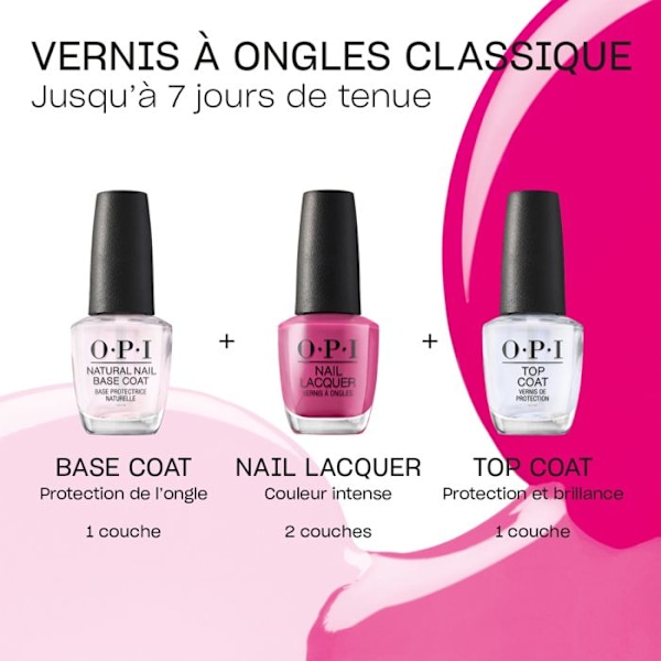 Nagellack - OPI - You Don't Know Jacques - Brun - Håller upp till 7 dagar - 15ml Du känner inte Jacques