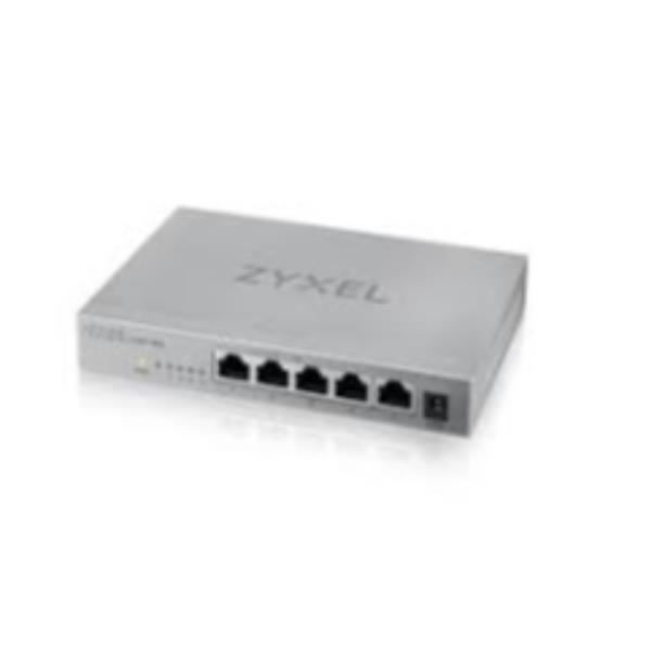 NÄTVERK, Switch, Fristående Switch, Unmanaged Switch Zyxel Mg-105 5portar 2 5g specifikationer LAN-portar 5N Typ och