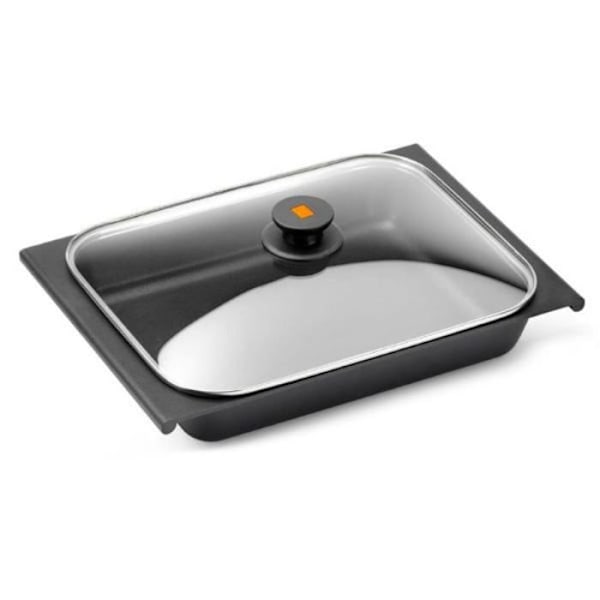BH EFFICIENT - Ugnsform med glaslock, 41 x 29 cm - A272331 Naranja