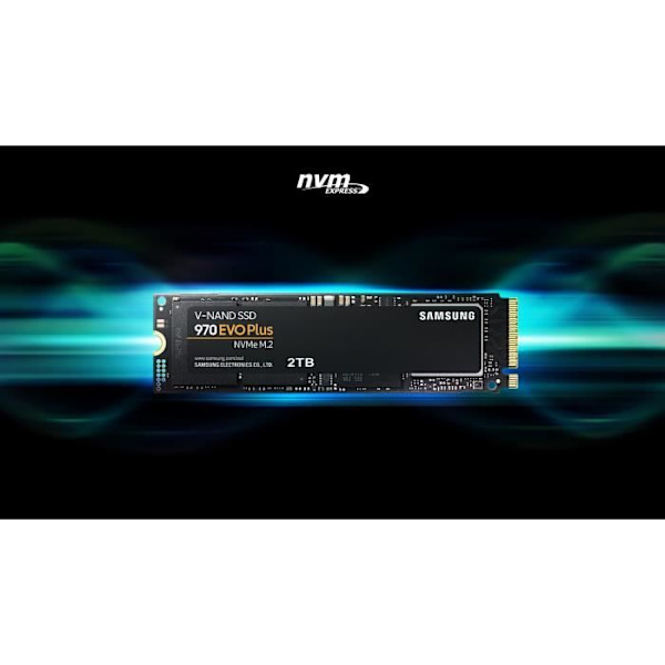 SAMSUNG - Intern SSD - 970 EVO PLUS - 1TB - M.2 NVMe (MZ-V7S1T0BW)