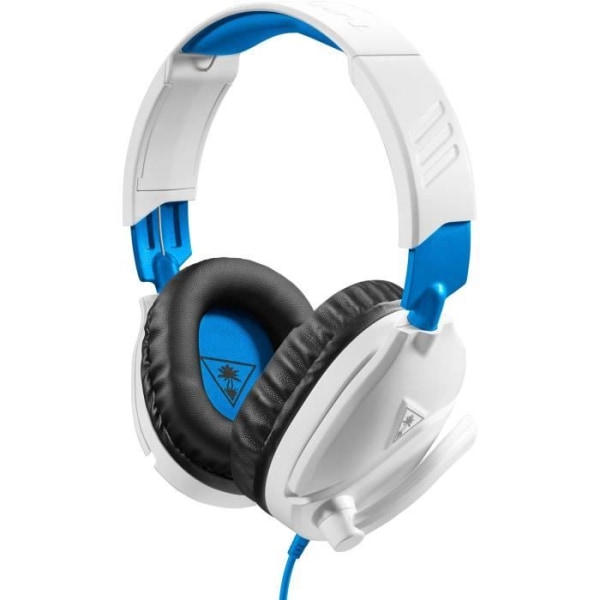 Turtle Beach Recon 70P Gaming Headset för PS4/PS5 - Vit - TBS-3455-02 VIT BLÅ