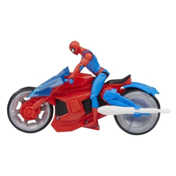 Spider-Man Arachno-web-lanserande motorcykelfigur med fordon och projektiler - HASBRO - från 4 år gammal