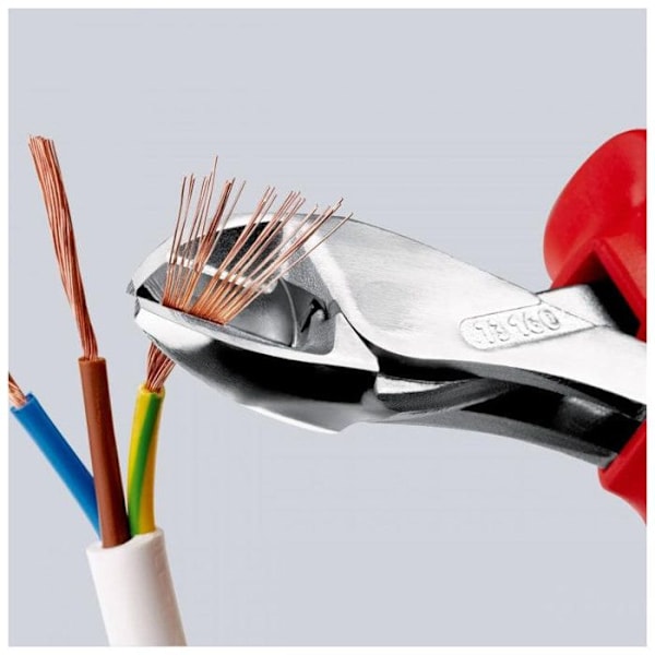 Sidoavskärningstång - KNIPEX - X-Cut 73 02 160 - Elskydd - Blå