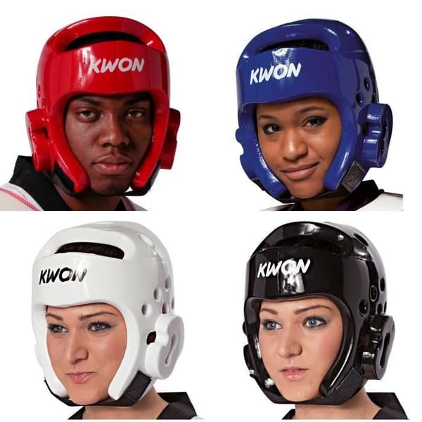 Taekwondo Kwon PU-hjälm - vit - XS Vit S