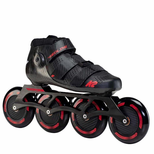 Roller in line K2 skridskor - I210201901 - K2 Redline 110 BlackRed Mixed Inlines Svart röd 44