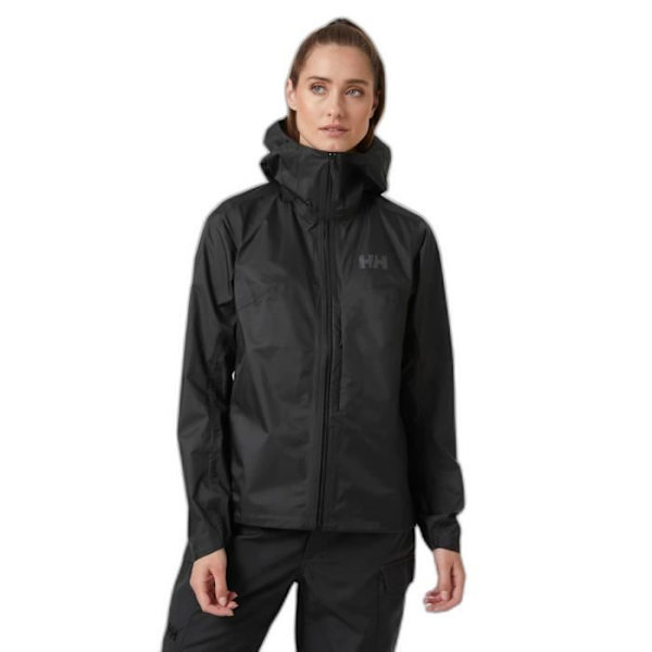 Vattentät jacka dam - Helly Hansen - Verglas Micro Shell - Svart - Mountain Hiking - Andas Svart jag