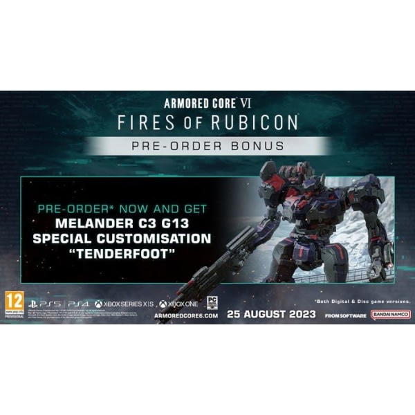 Xbox series x spelsläpp Namco - 920-27440 - Armored Core VI Fires of Rubicon Launch Edition (Xbox One / Series X)