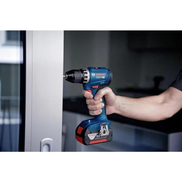 Bosch Professional GSR 18V-45 sladdlös borrskruvmejsel 06019K3202 18 V 2,0 Ah Li-Ion + 2 batterier, + laddare, + mal